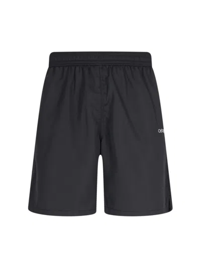 OFF-WHITE SWIM SHORTS