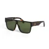 Off-white Syracuse Green Shield Unisex Sunglasses Oeri13j 6055 132 In Brown