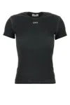 Off-white Off Stamp Rib Basic Tee Washed Grey Wh