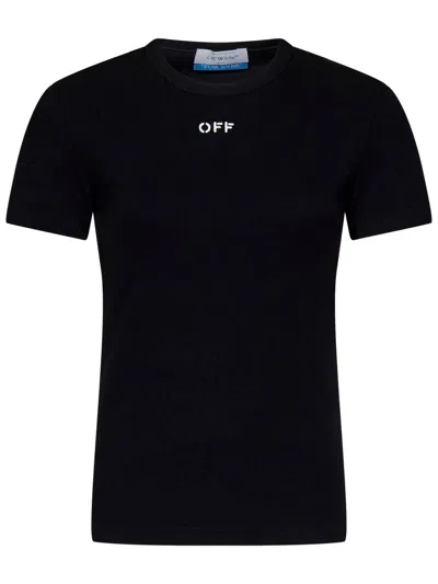 Off-white T-shirt In Black
