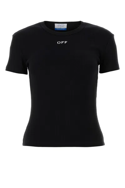 Off-white T-shirt-40 Nd Off White Female In Black
