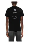 Off-white T-shirt Adult Unisex  23 Abloh In Black
