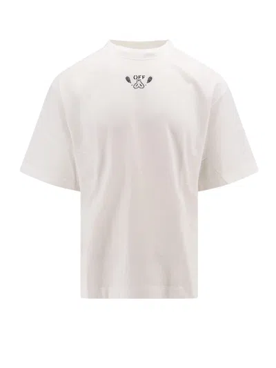 Off-white T-shirt In Bianco/nero