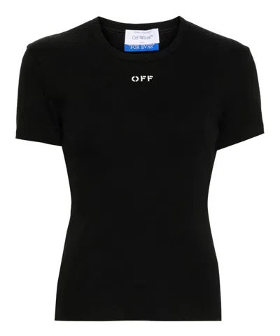 Off-white T-shirt In Nero