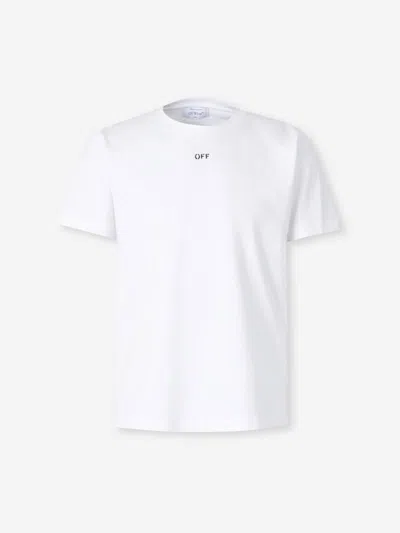Off-white Graphic-logo T-shirt In White