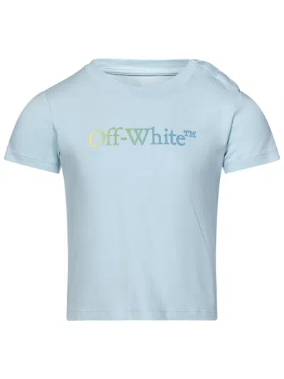 Off-white Kids' T-shirt In Light Blue