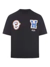 Off-white Wiz Skate Graphic Printed Crewneck T-shirt In Multicolor