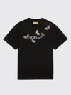 Off-white Black T-shirt For Girl With Logo In Black