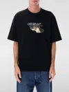 Off-white Paint Arrow Cotton T-shirt In Black