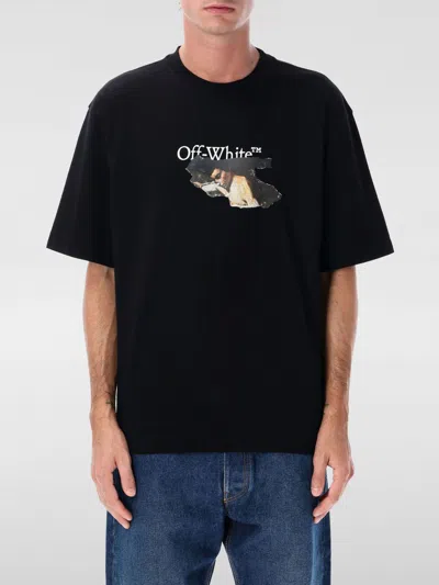 OFF-WHITE T-SHIRT OFF-WHITE MEN COLOR BLACK,H42937002