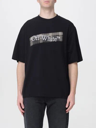 OFF-WHITE T-SHIRT OFF-WHITE MEN COLOR BLACK,H48091002