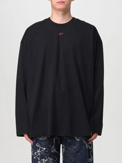 Off-white T-shirt  Men Color Black In 黑色