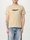 Off-white Spray Arrow T-shirt In Cream