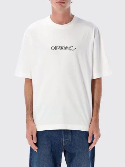 OFF-WHITE T-SHIRT OFF-WHITE MEN COLOR WHITE,H47383001