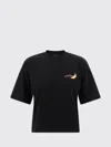 Off-white T-shirt  Woman Color Black In Black
