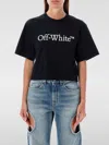 Off-white Off White Big Bookish Logo Cropped Top In Schwarz
