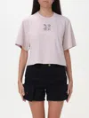 Off-white Sparkling Arrow T-shirt In Pink