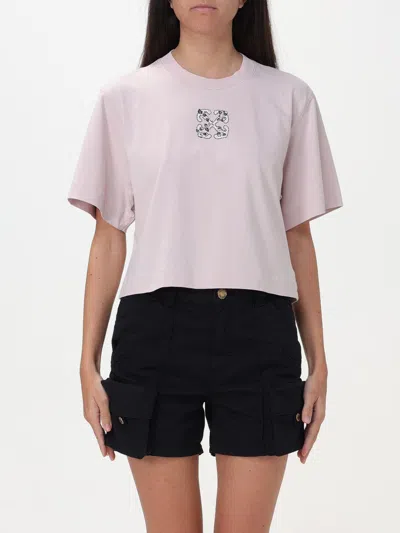 OFF-WHITE T-SHIRT OFF-WHITE WOMAN COLOR PINK,F18694010