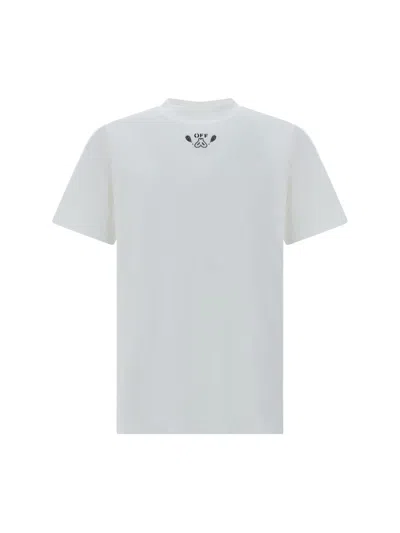 Off-white T-shirt In White Black