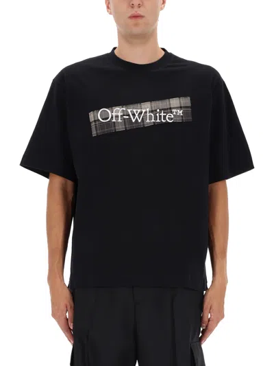 OFF-WHITE T-SHIRT WITH LOGO