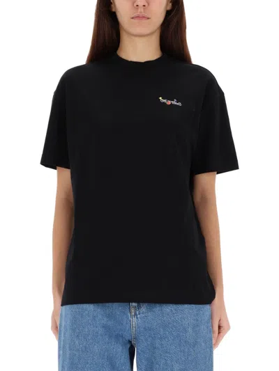 Off-white Off White T Shirt With Logo In Black