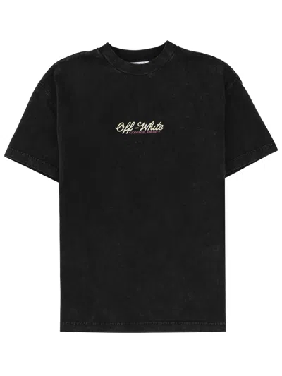 Off-white Relaxed Crown Emblem T-shirt In Black