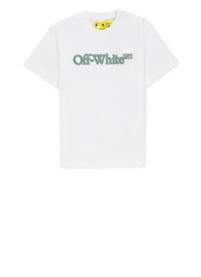 Off-white Kids' T-shirt With Logo In White