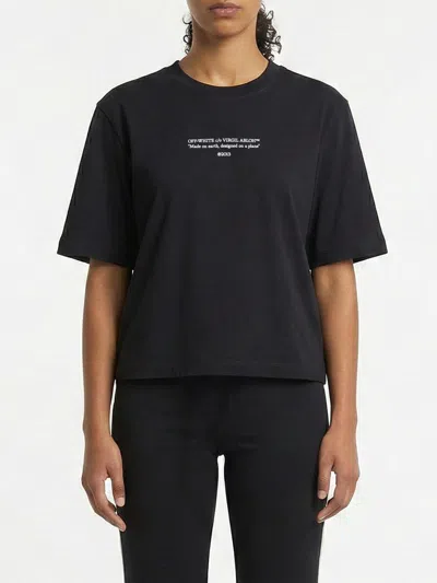 Off-white T-shirt Woman  In Black