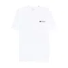 Off-white Cotton T-shirt With Graphic Design And Crew Neck In White