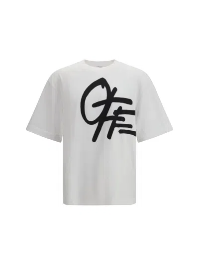 Off-white Logo Short-sleeve T-shirt In White