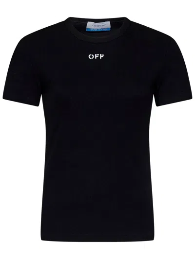 Off-white T-shirts And Polos In Black