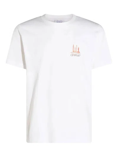Off-white Logo Graphic T-shirt In White