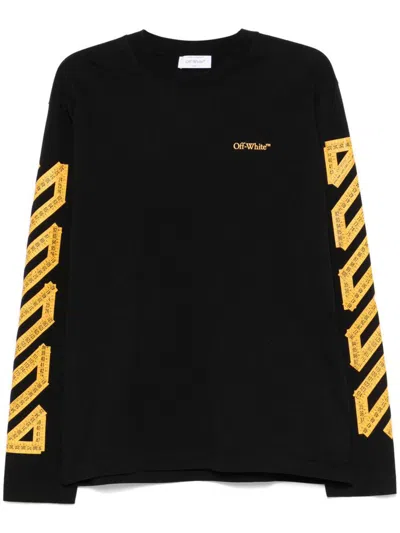 Off-white Cotton T Shirts In Black