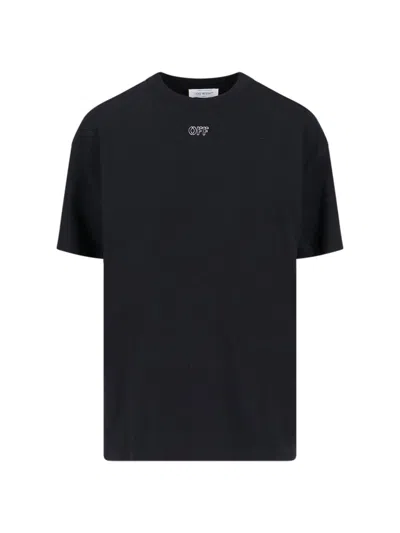 Off-white Off White T-shirts And Polos In Black