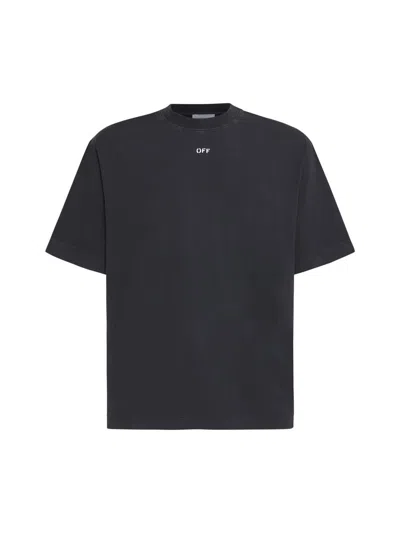 Off-white Off White T-shirts And Polos In Black Grey