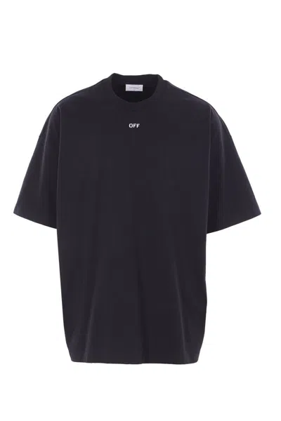 Off-white Short-sleeves T-shirt In Blue