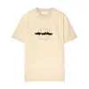 Off-white Off White T-shirts And Polos In Beige