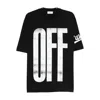 Off-white Graphic Skate Design Crewneck Short Sleeve T-shirt In Black