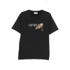 Off-white Logo-print Graphic T-shirt In Black