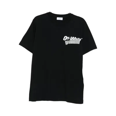 Off-white Logo-print T-shirt In Black