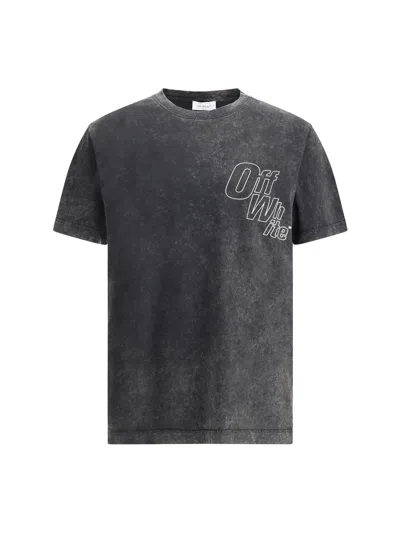 Off-white T-shirts In Black