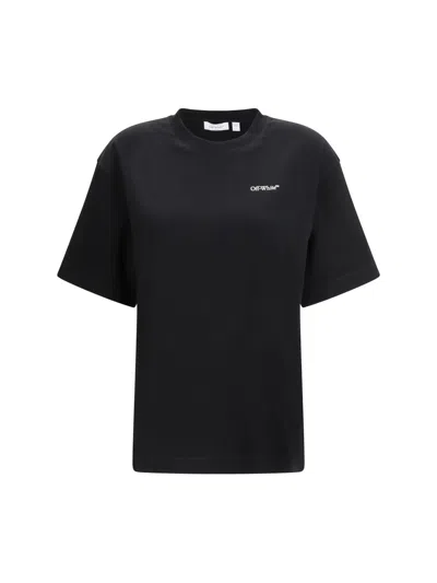 Off-white T-shirts In Black