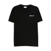 Off-white Arrow Print Crewneck Short Sleeve T-shirt In Black