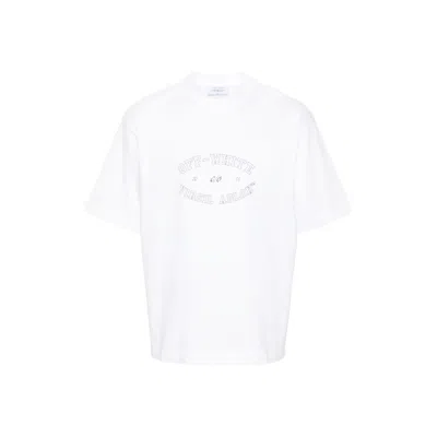 Off-white Ff College Tee Sn44 In White