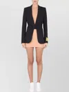 Off-white Tailored Jacket Featuring Front Pockets