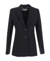 Off-white Tailored Single-breasted Blazer In Black