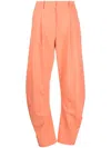 Off-white Tailored Tapered Trousers In Orange