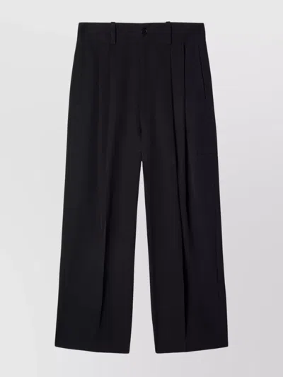 OFF-WHITE TAILORED TROUSERS WIDE LEG