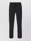Off-white Tailored Trousers With Back Pockets And Belt Loops In Black