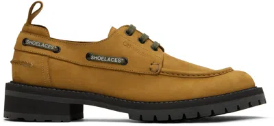 Off-white Tan San Diego Loafers In Caramel - Military